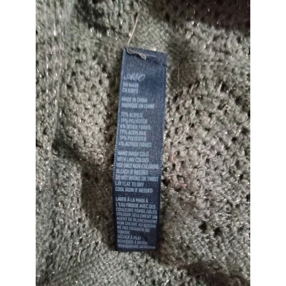AEO Gray Gritter Infinity Scarf Solid - Picture 2 of 3